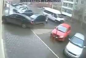 baleset, orosz, videó