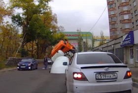 baleset, oroszország, videó