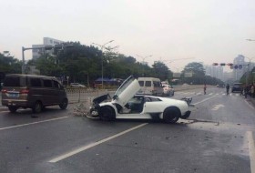 baleset, kína, lamborghini, murcielago, superveloce baleset, kína, lamborghini, murcielago, superveloce