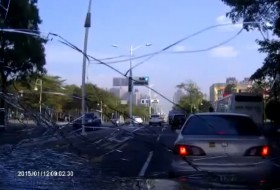 baleset, gyalogos, robogó, videó baleset, gyalogos, robogó, videó