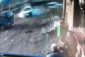 baleset, oroszország, videó