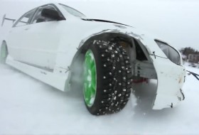 drift, gymkhana, hó, ken block, lexus is, videó drift, gymkhana, hó, ken block, lexus is, videó