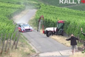 rali, rally, traktor, videó