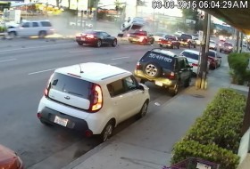 amerika, baleset, hyundai, los angeles, toyota, videó