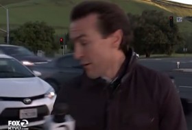 amerika, baleset, riporter, toyota, videó