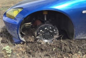 baleset, honda, s2000, vicces, videó baleset, honda, s2000, vicces, videó