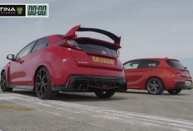 bmw, civic type r, gyorsulási verseny, m135i, új honda, videó