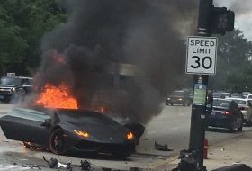 baleset, huracan, lamborghini