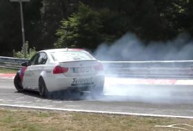 bmw m3, drift, nürburgring, videó