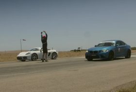 718 boxster s, bmw m2, gyorsulás, gyorsulási verseny, új porsche, videó 718 boxster s, bmw m2, gyorsulás, gyorsulási verseny, új porsche, videó