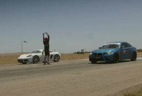 718 boxster s, bmw m2, gyorsulás, gyorsulási verseny, új porsche, videó