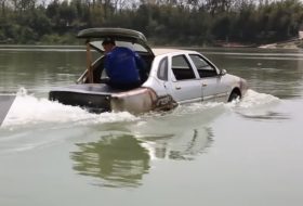egyedi autó, hajó, kétéltű, kína, videó egyedi autó, hajó, kétéltű, kína, videó