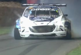 driftautó, goodwood, új mazda, új mx-5, videó