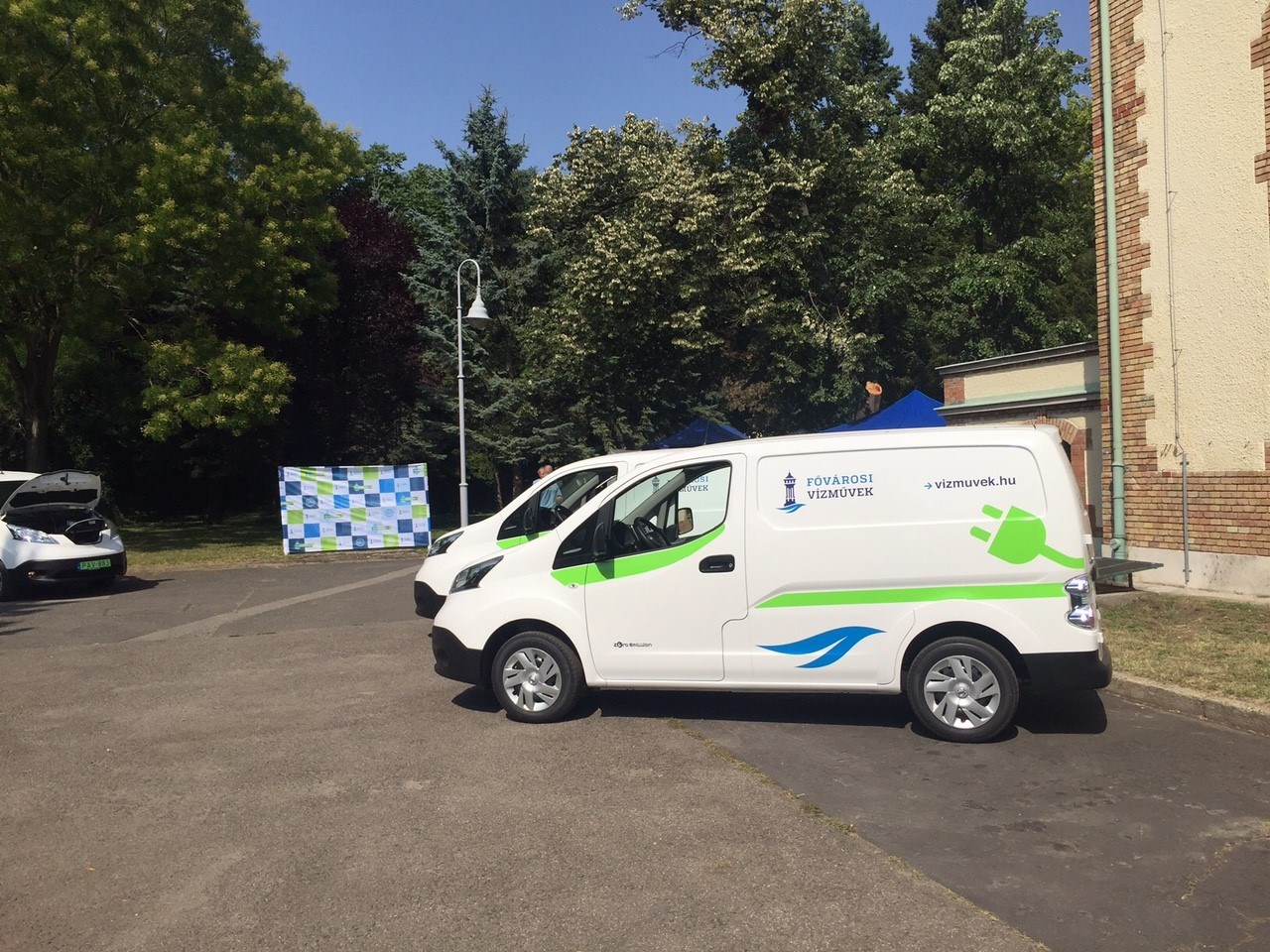 Nissan e-NV200 a Fővárosi Vízművek gépjárműparkjában