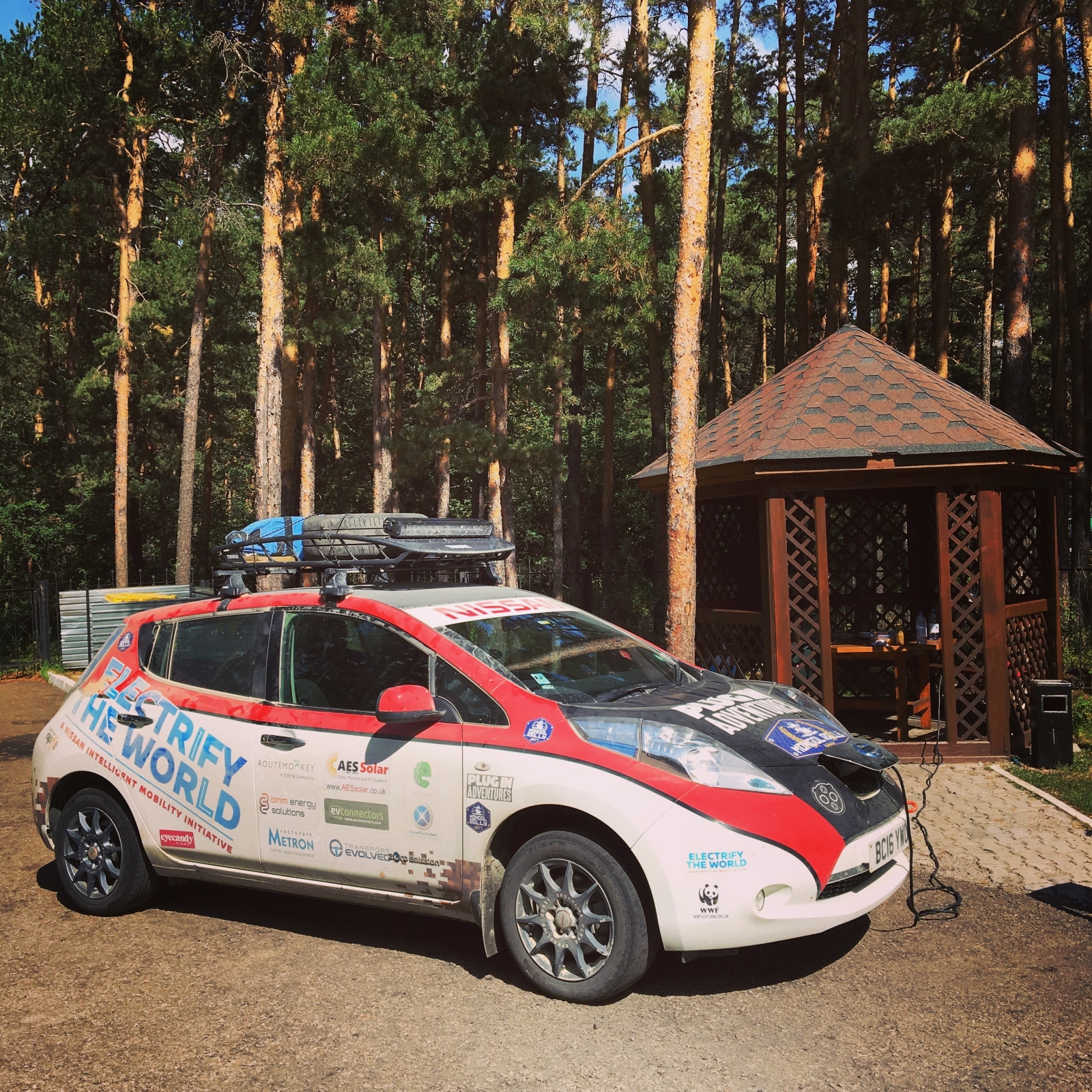 Nissan Leaf teljesítette a Mongol Rally-t