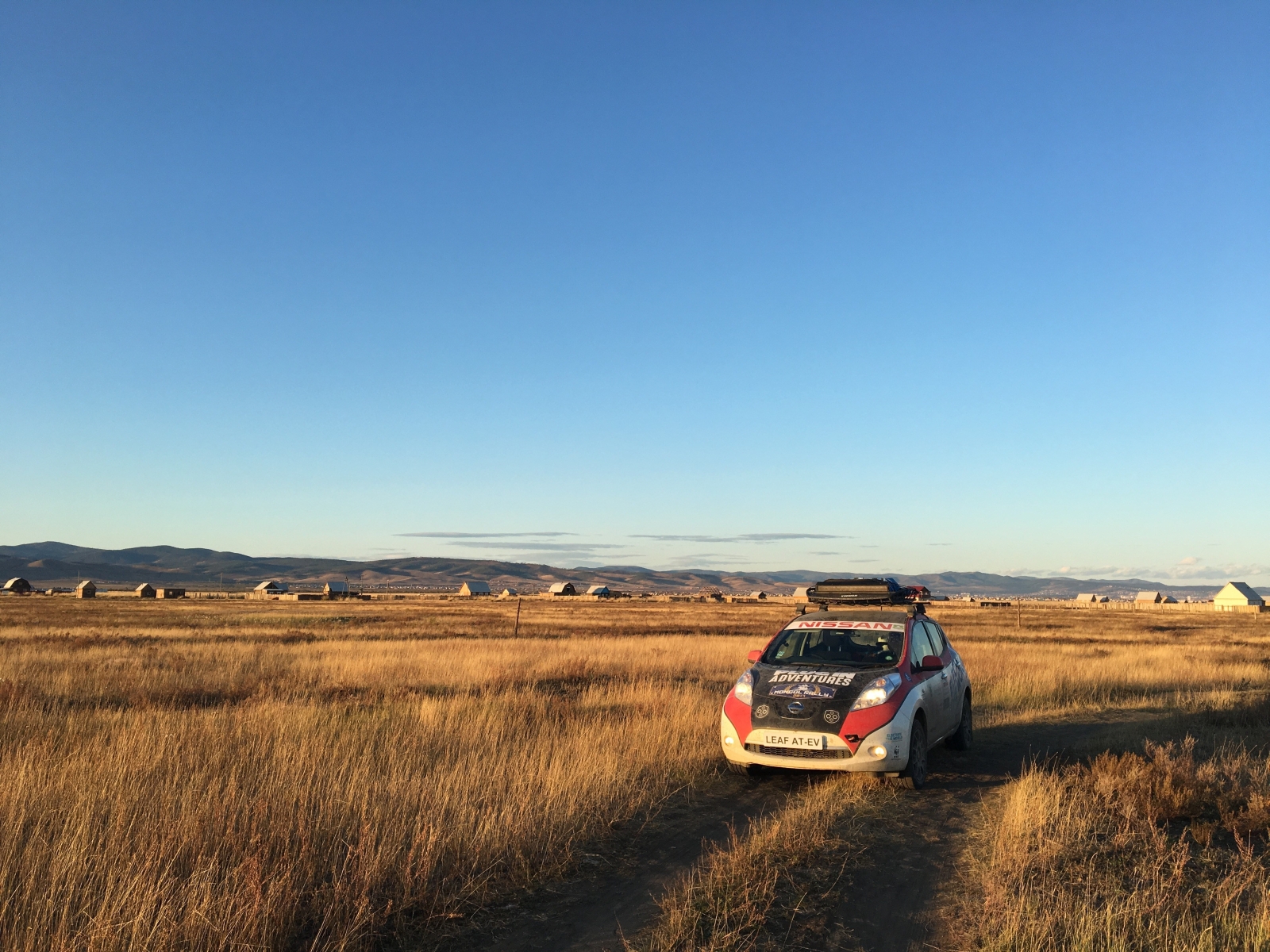 Nissan Leaf teljesítette a Mongol Rally-t