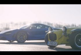 620r, 720s, autós videó, caterham, gyorsulási verseny, új mclaren