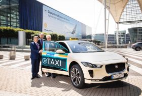 elektromos, i-pace, jaguar, környezetbarát, münchen, taxi