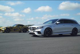 amg gt r, autós videó, carwow, e63 amg, gyorsulási verseny, mercedes-benz