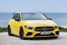 a 35, hot hatch, mercedes-amg, párizsi autószalon