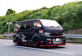 drift, godzilla, gt-r, hiace, nissan gt-r, toyota