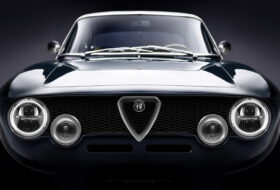 alfa romeo, elektromos, giulia gt junior, restomod, totem automobili alfa romeo, elektromos, giulia gt junior, restomod, totem automobili