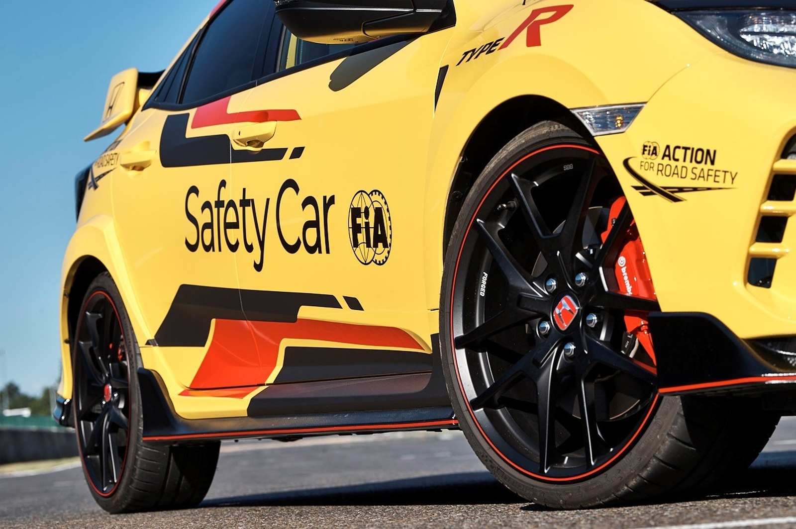 Honda Civic Type R Safety Car