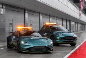 aston martin, biztonsági autó, dbx, felvezető autó, formula 1, orvosi autó, safety car, vantage