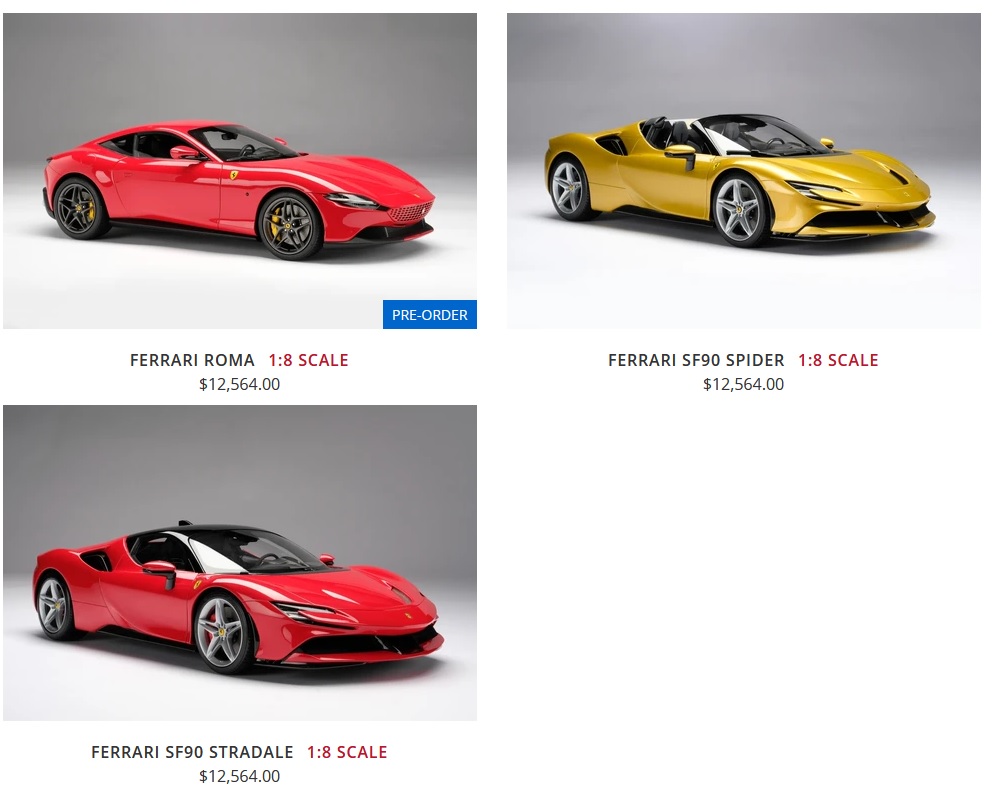 Ferrari Amalgam Collection modellautók