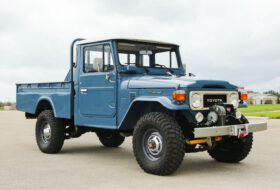 aukció, fj45, j40, land cruiser, pickup, restomod, toyota