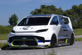 electric supervan, elektromos, ford, ford performance, goodwood, supervan