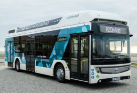 busz, caetano, hidrogén, hidrogénbusz, toyota, üzemanyagcella